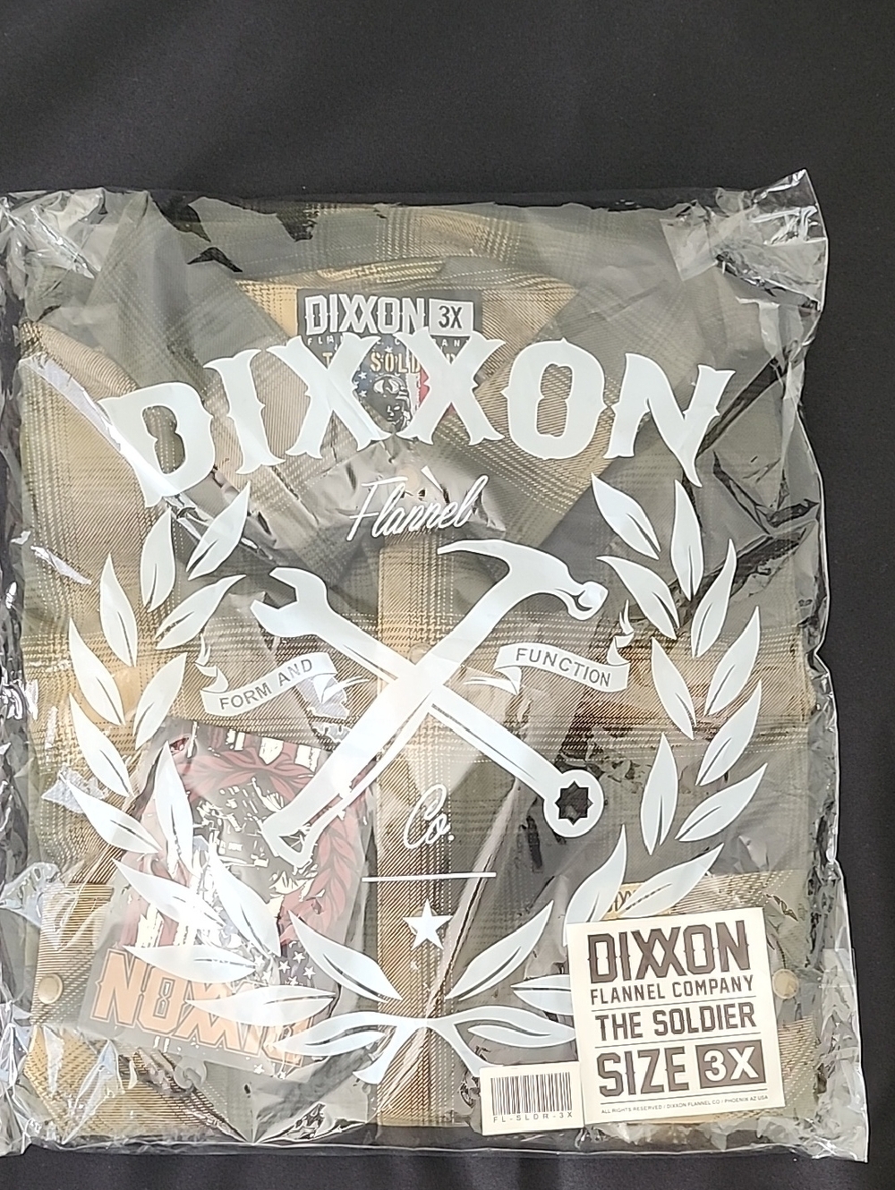 DIXXON " THE SOLDIER "  Flannel Shirt - 3X